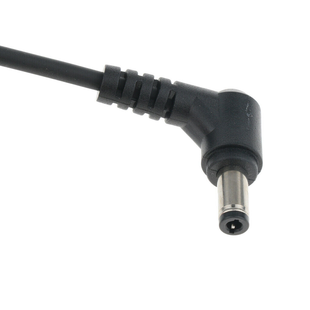 Coiled Power Supply Cable DC Plug 2.5x5.5mm Right Angle to D-Tap Connector