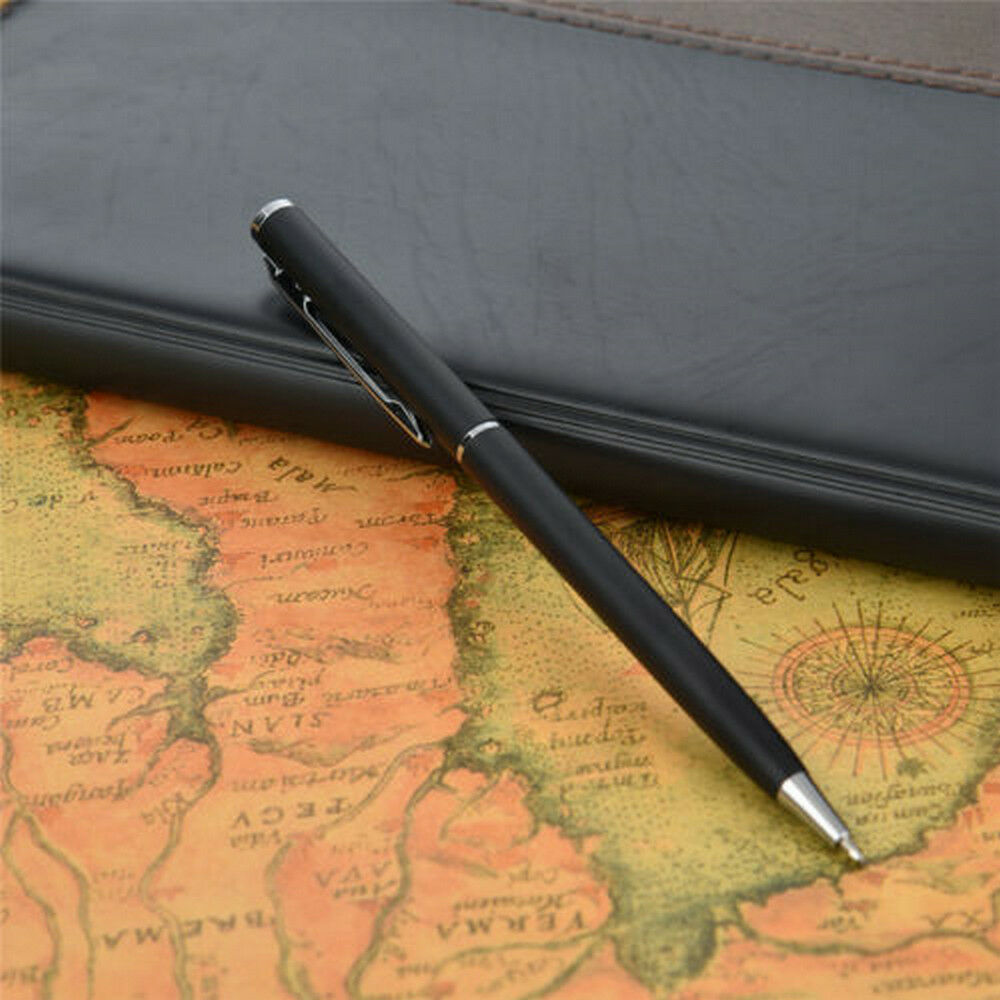 Stainless Steel Ballpoint Pens Office Ball Point Writing Pens Student Stationery