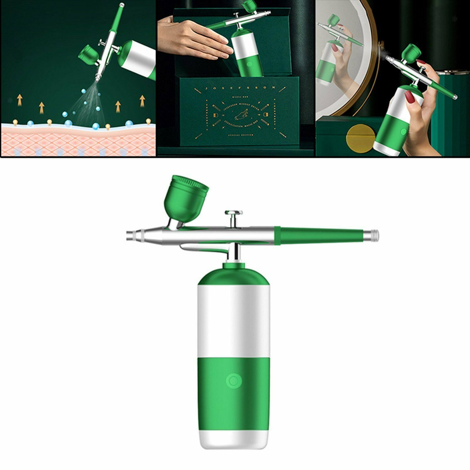 Cordless Oxygen Injection Airbrush Makeup Nano Mist Sprayer for Makeup