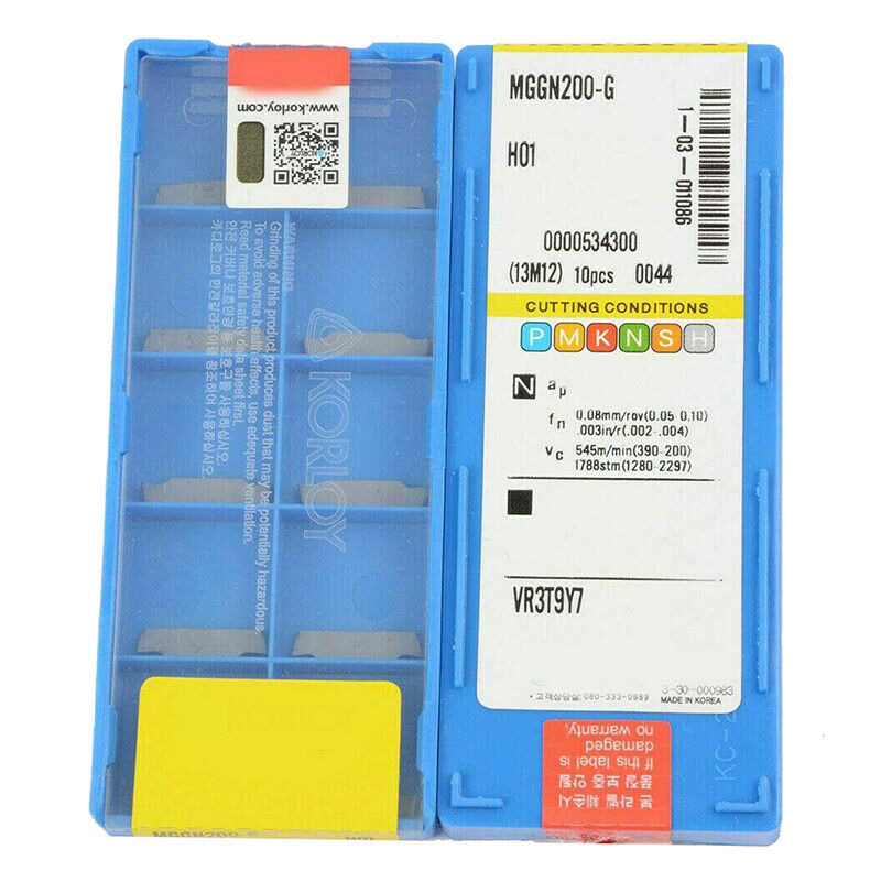 For Aluminum MGGN200-G 2mm width Cut-Off CNC Grooving insert Carbide Inserts