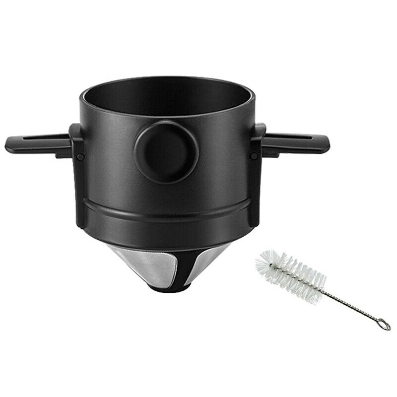 Pour over Coffee Dripper, Stainless Steel Coffee Maker Filters for 1 to 2-CuX6O6