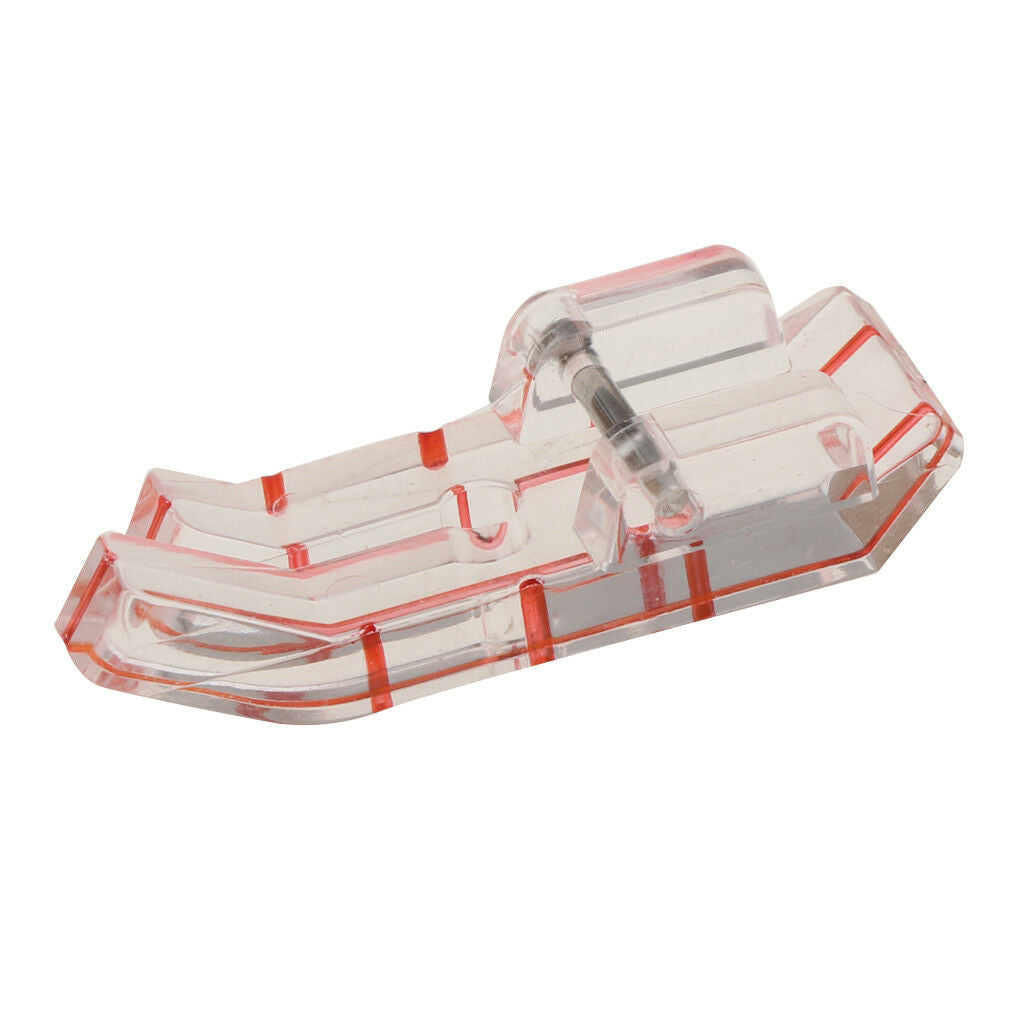 Durable Clear View 1/4 Inch Guide Foot Straight Stitch Presser Foot 35x15mm