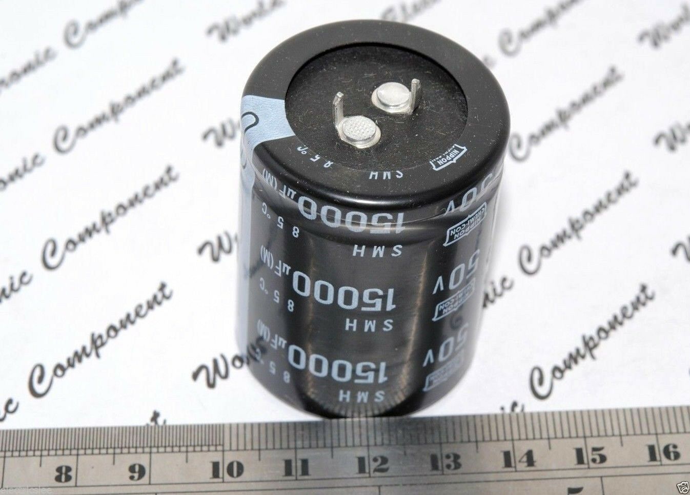 1pcs - NIPPON SMH 15000uF (15000µF) 50V Snap-In Capacitor ESMH500VSN153MA45S+000