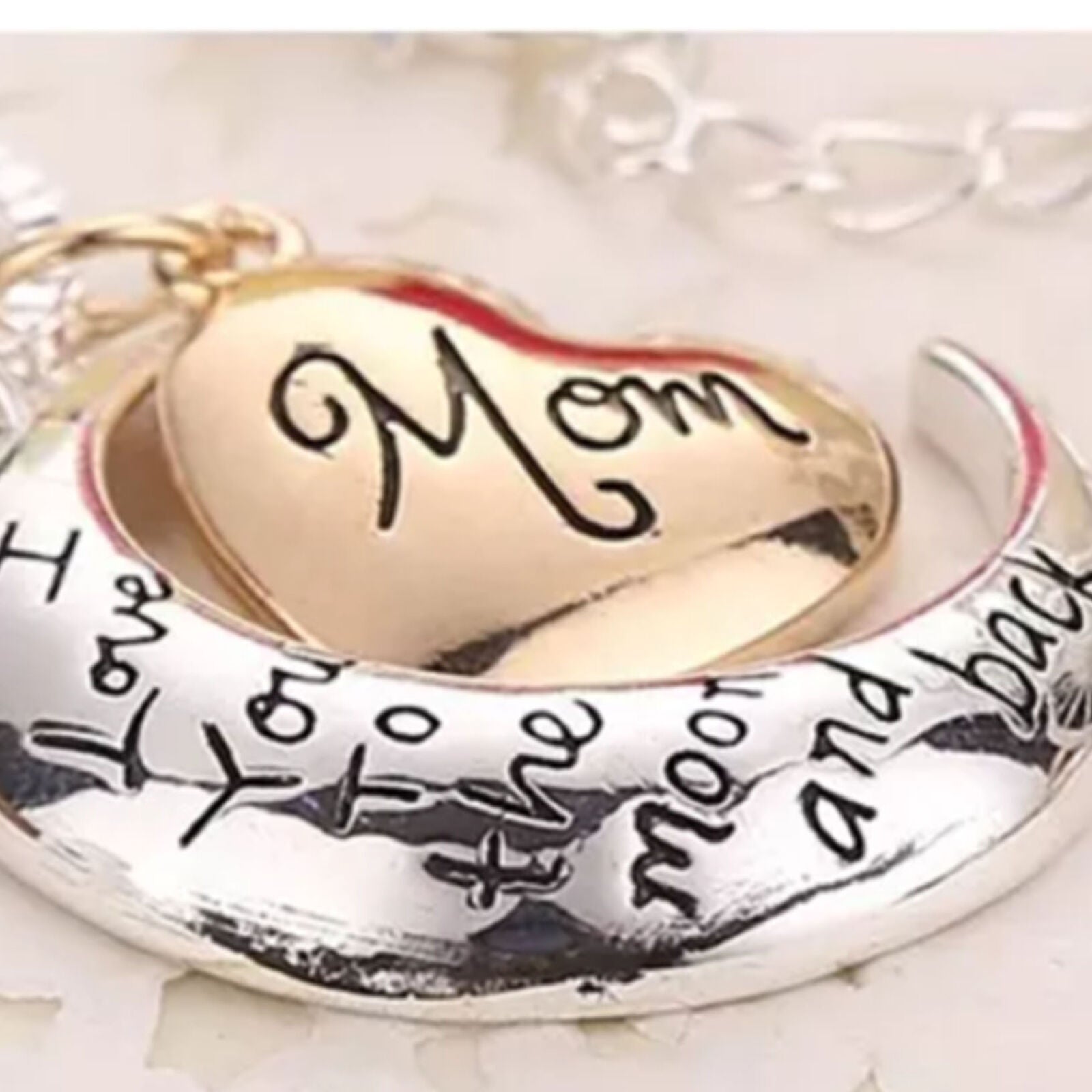 Necklace & Pendant Mothers Day Christmas Gifts I Love You To The Moon & Back Mom