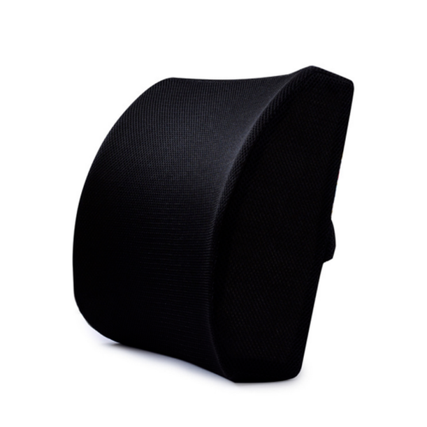 Lumbar Cushion Back Support Travel Pillow Memory Foam Car Seat Home Office Chair