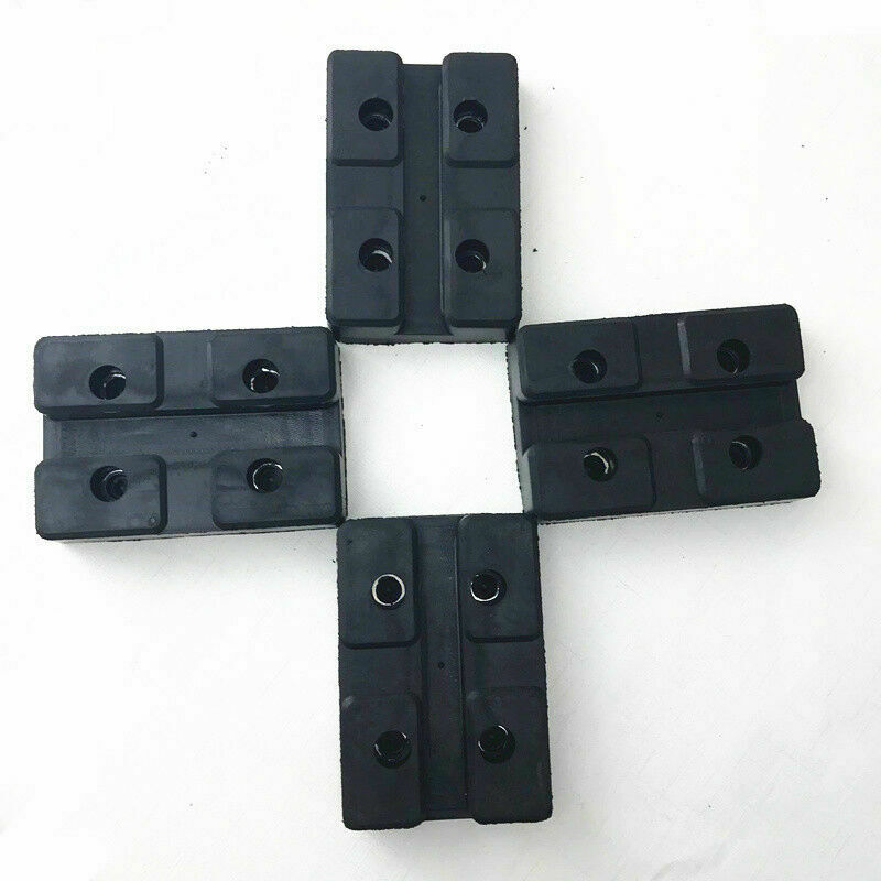 4 x Square Heavy Duty Rubber Arm Pads Car Lift Accessories For Auto Truck Hoists
