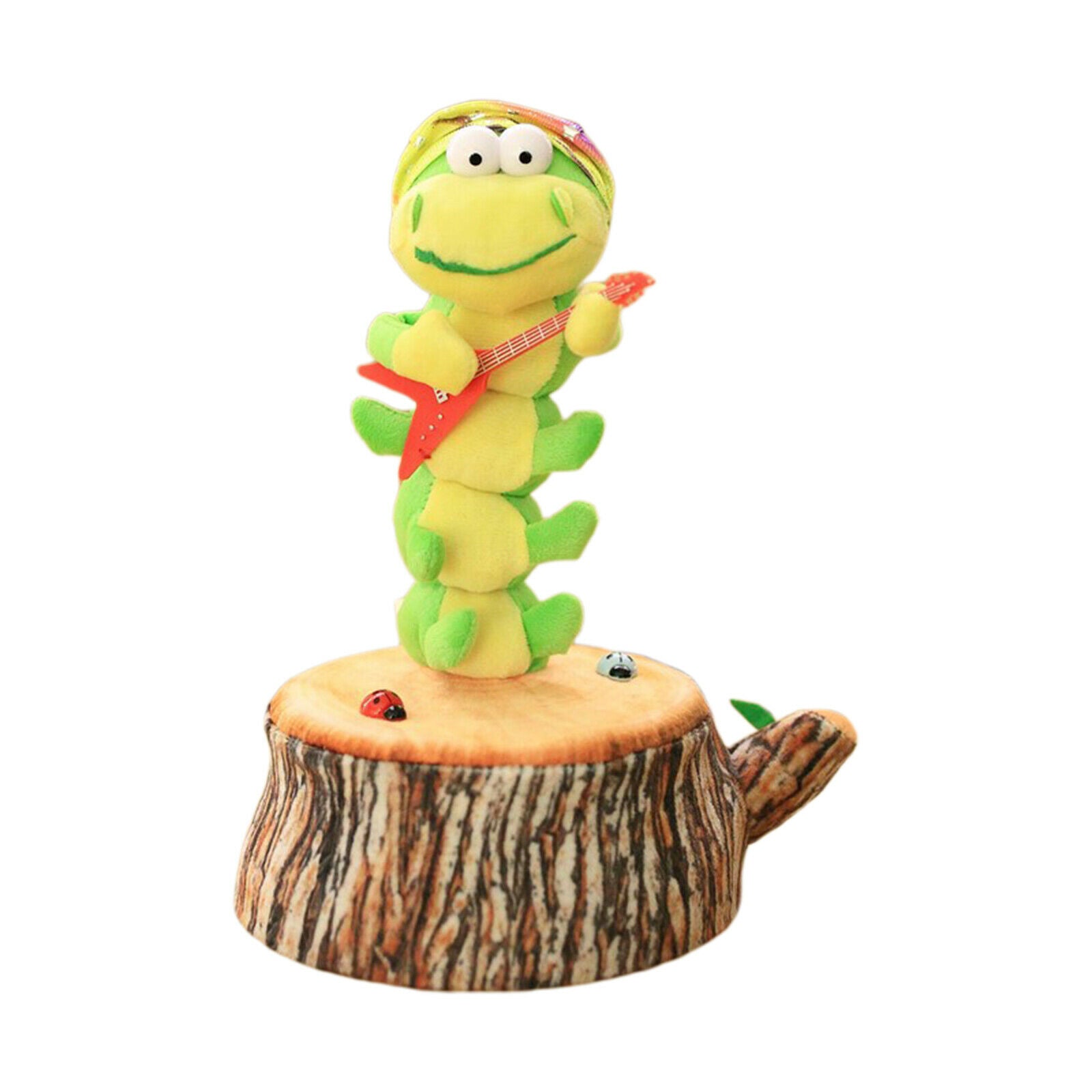 Soft Plush Dancing Caterpillar Novelty Cartoon Stuffed Toys Home Decor