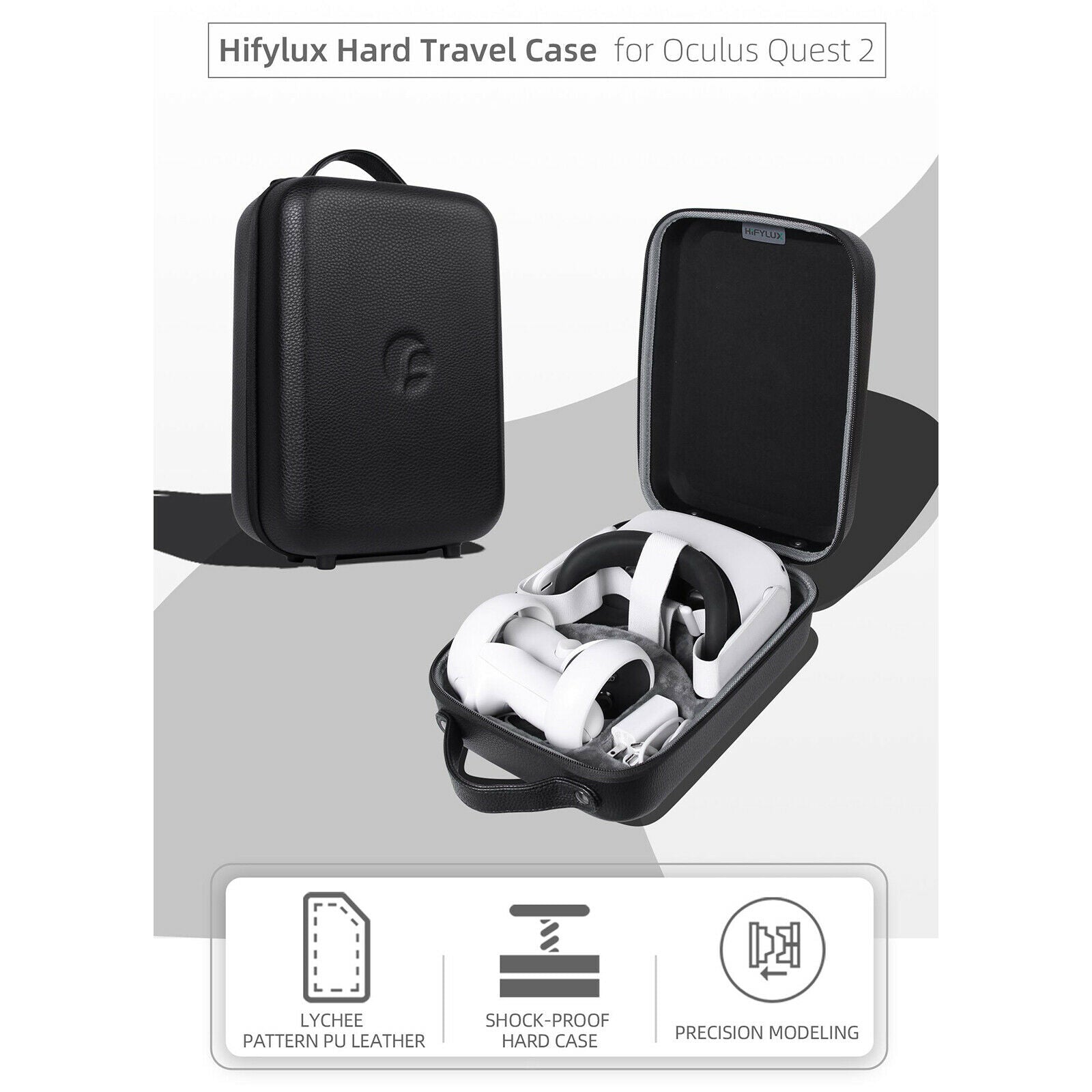 Protable Carrying Case for   Quest 2 VR Gaming Headset & Accessories