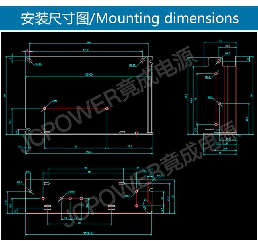 12V 6A 75W DC Regulated Switching Power Supply PSU Transformer LED Strip Monitor