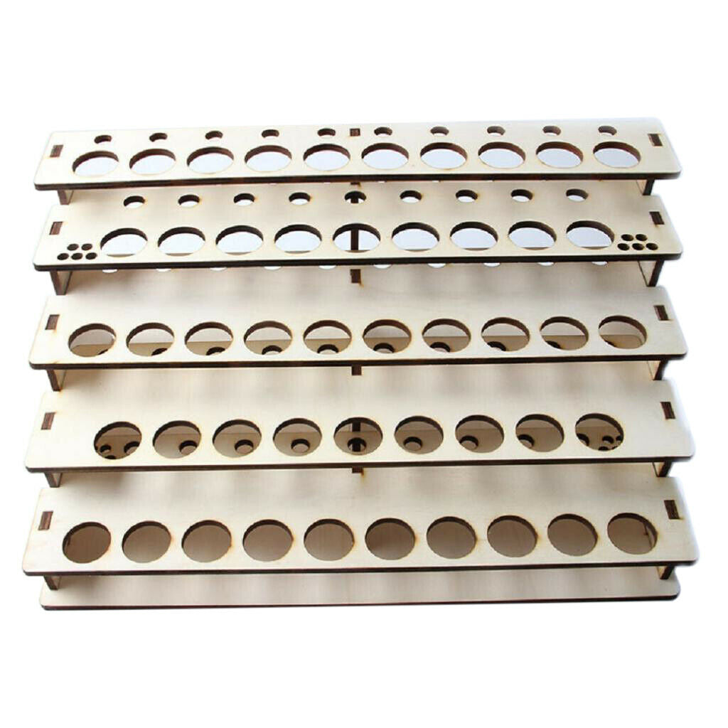 Pigment Bottles Holder Storage Box w/ 12 Paint Palette for Easy Collection
