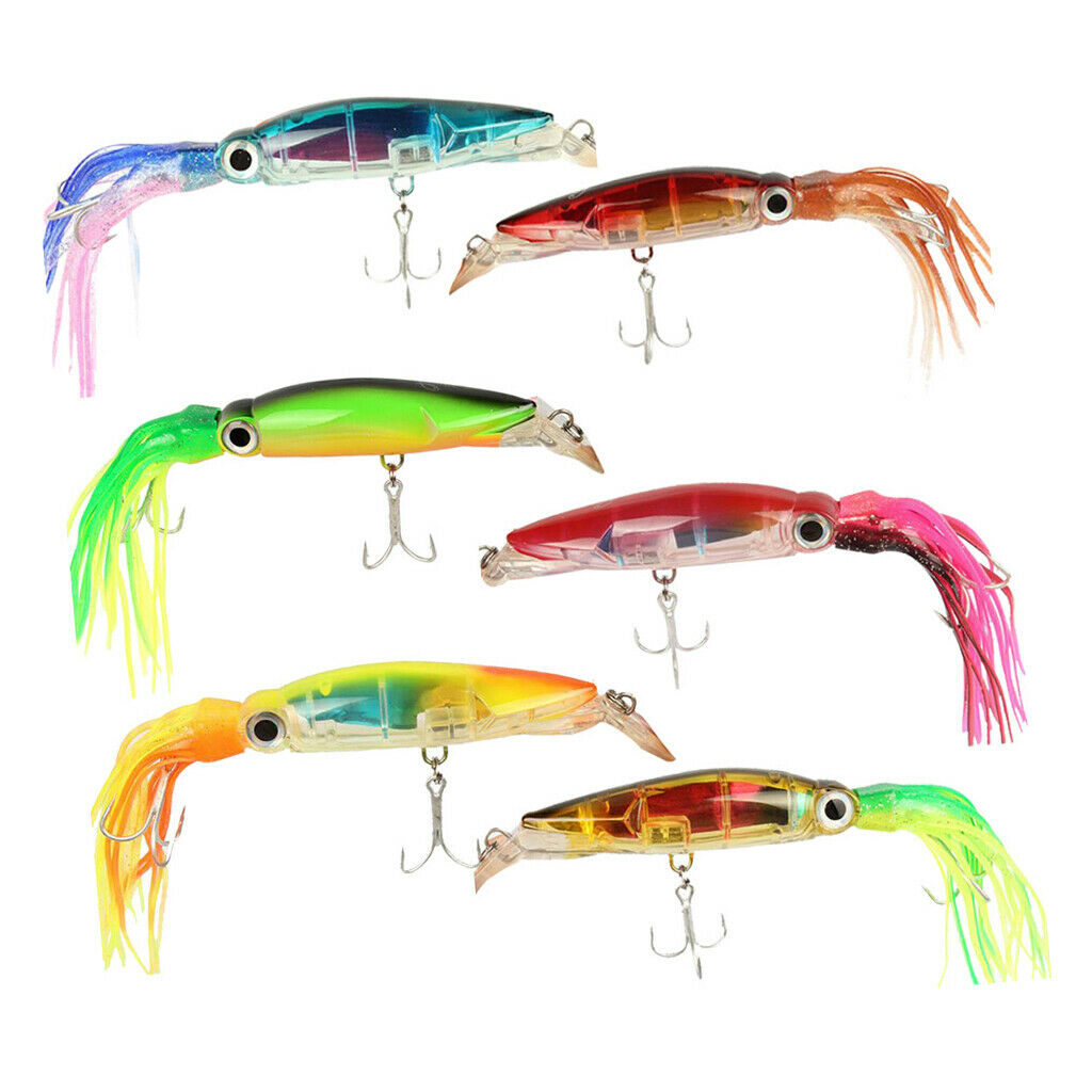 2 Pieces Squid Fishing Lure Tuna Marlin Trolling Lure Big Game Bait The sharp