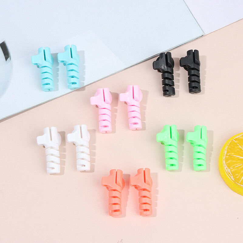 4Pcs Cable Protector Winder Sucker Spiral Cable Protective Cover Cable Or.l8