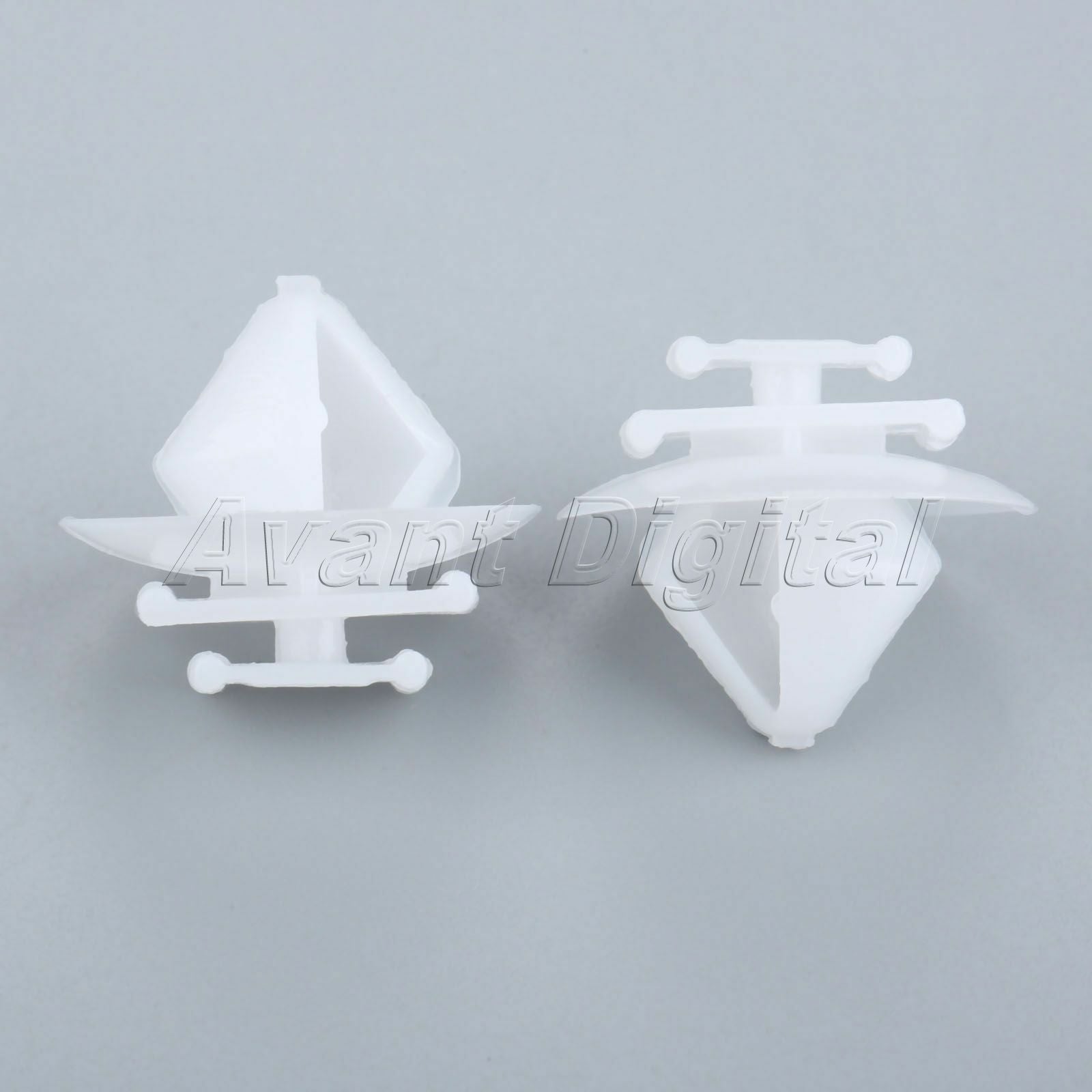 50PC Car Door Exterior Trim Moulding Clips Fasteners D150 For Peugeot Citroen