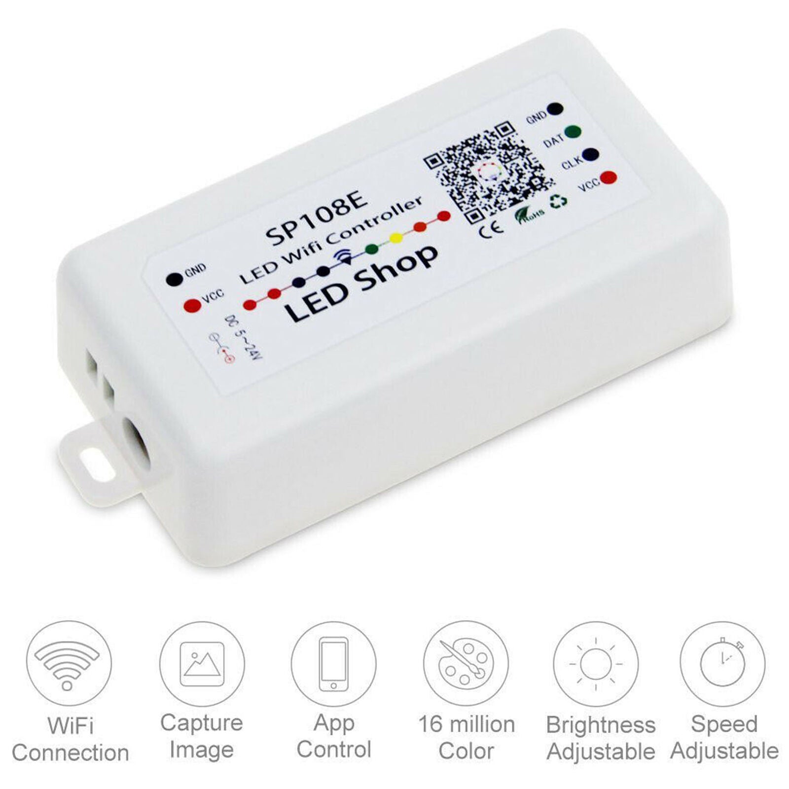 SP105E Bluetooth for iOS /Android APP Magic Controller WS2811 WS2812B LED Strips