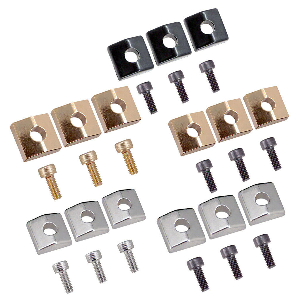 Guitar String Peg Bridge Pin Puller + Tremolo Bridge Locknut Clamp & Screws