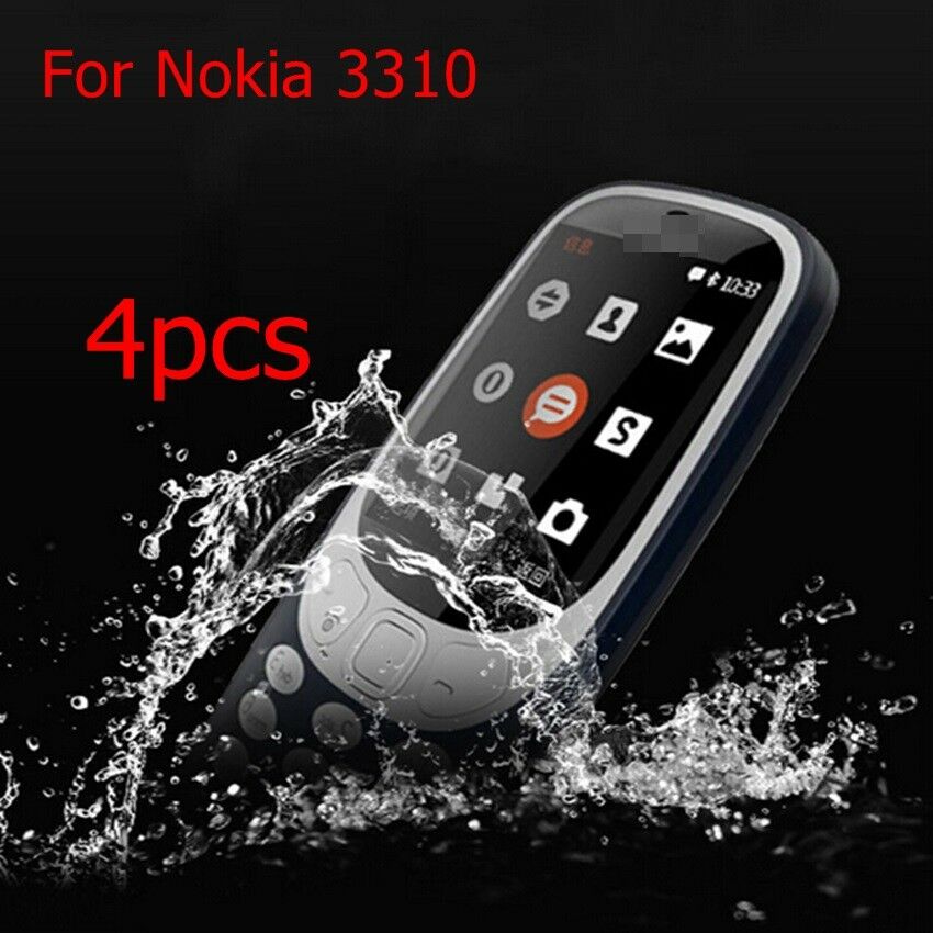 4pcs/pack Screen Protector Guard TPU Soft Protective Films for Nokia 3310