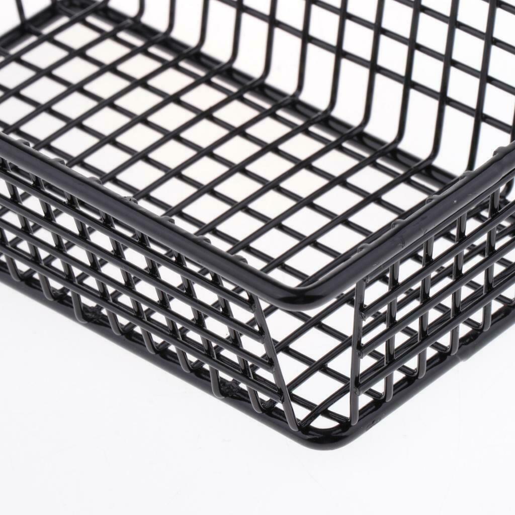 Black Food Basket For Chip Fries & Burger Serving Basket Fruit Bowl D
