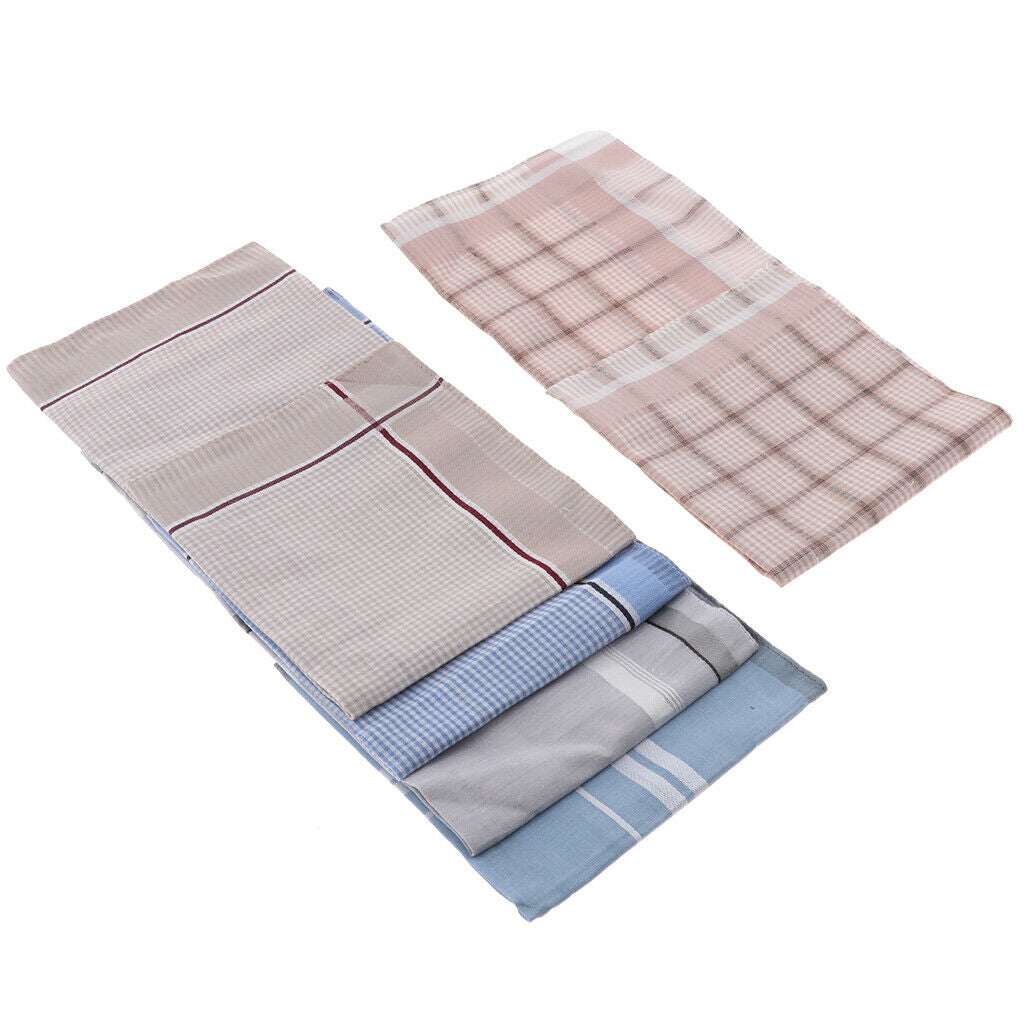 Pack Of 5 Men Women Handkerchiefs 100% Organic Handkerchiefs