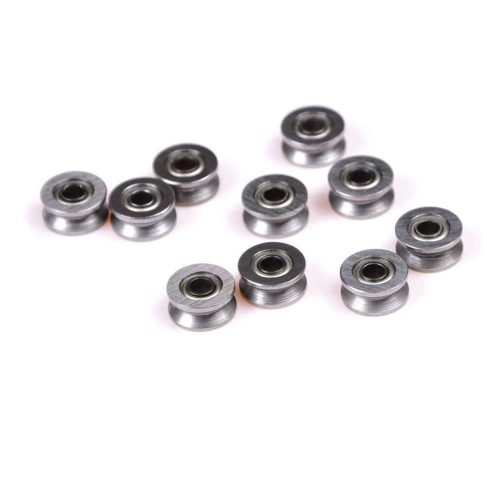 10pcs 624VV V Groove Sealed Ball Bearings Vgroove 4 x 13 x 6mm 2~2.5mm deep SJ