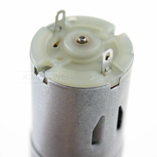 2 x 12V DC 1000RPM Mini Torque Gear Box Motor Hobby New