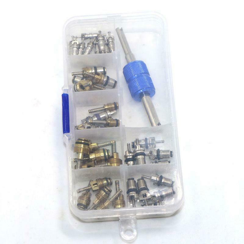 39x R12 R134A Car Air Conditioning A/C Tire Valve Stem Core Remover Tool Kits