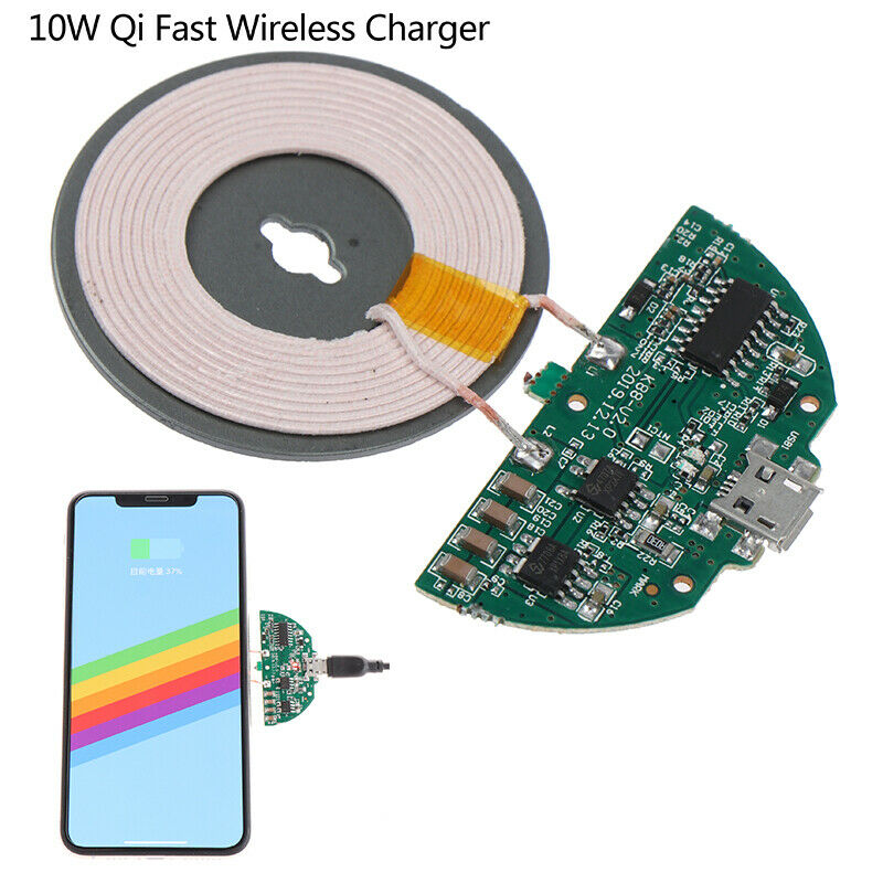 10W Qi Fast Wireless Charger PCBA Circuit Board Transmitter Module+Coil C.l8