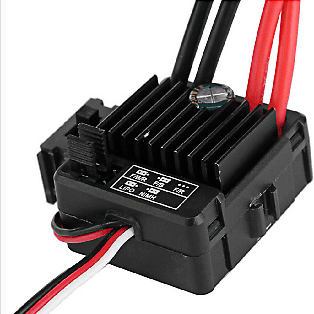 Dust-proof 60A Brushed ESC Electronic Speed Controller for 1/10 1:10 RC Car