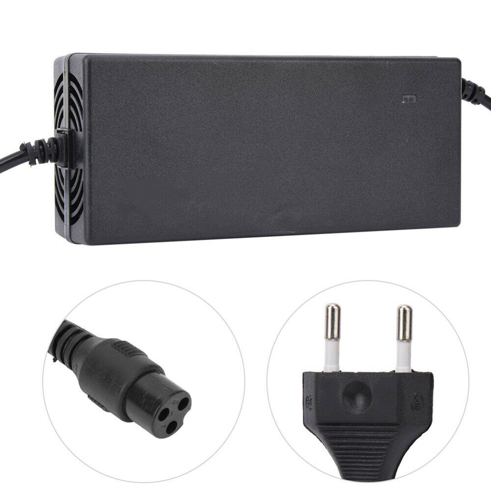 60V 12AH Charger Adapter For Battery Ebike Electric Bicycle Scooter Part EU Plug