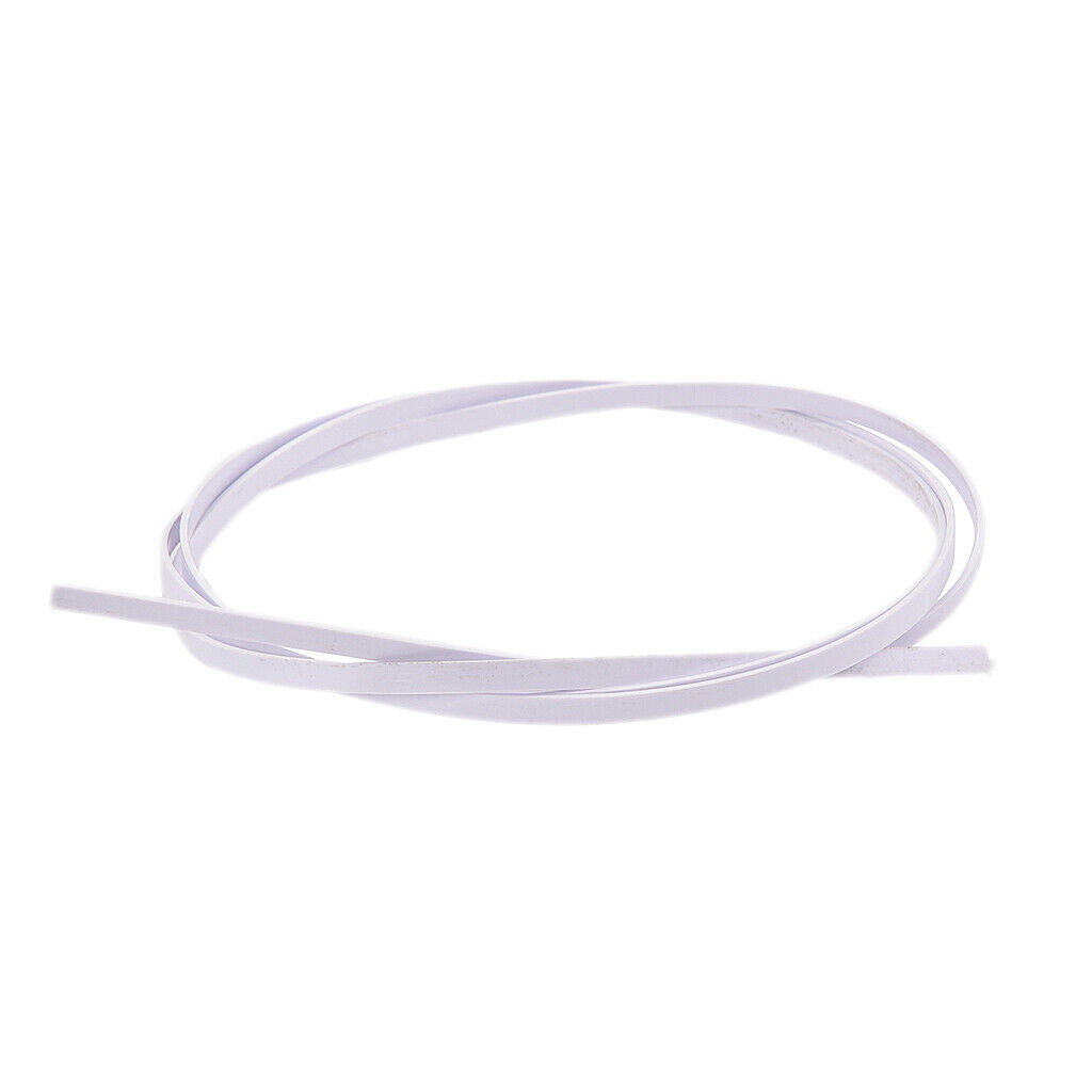 ABS Guitar Binding Maker Luthier Supply Purfling Strip 1mm Thickness White