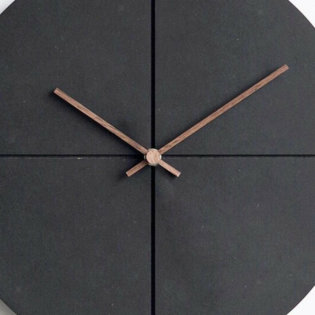 Minimalist Wooden 11" Wall Clock Silent Hanging Watch Home Decor Ornament