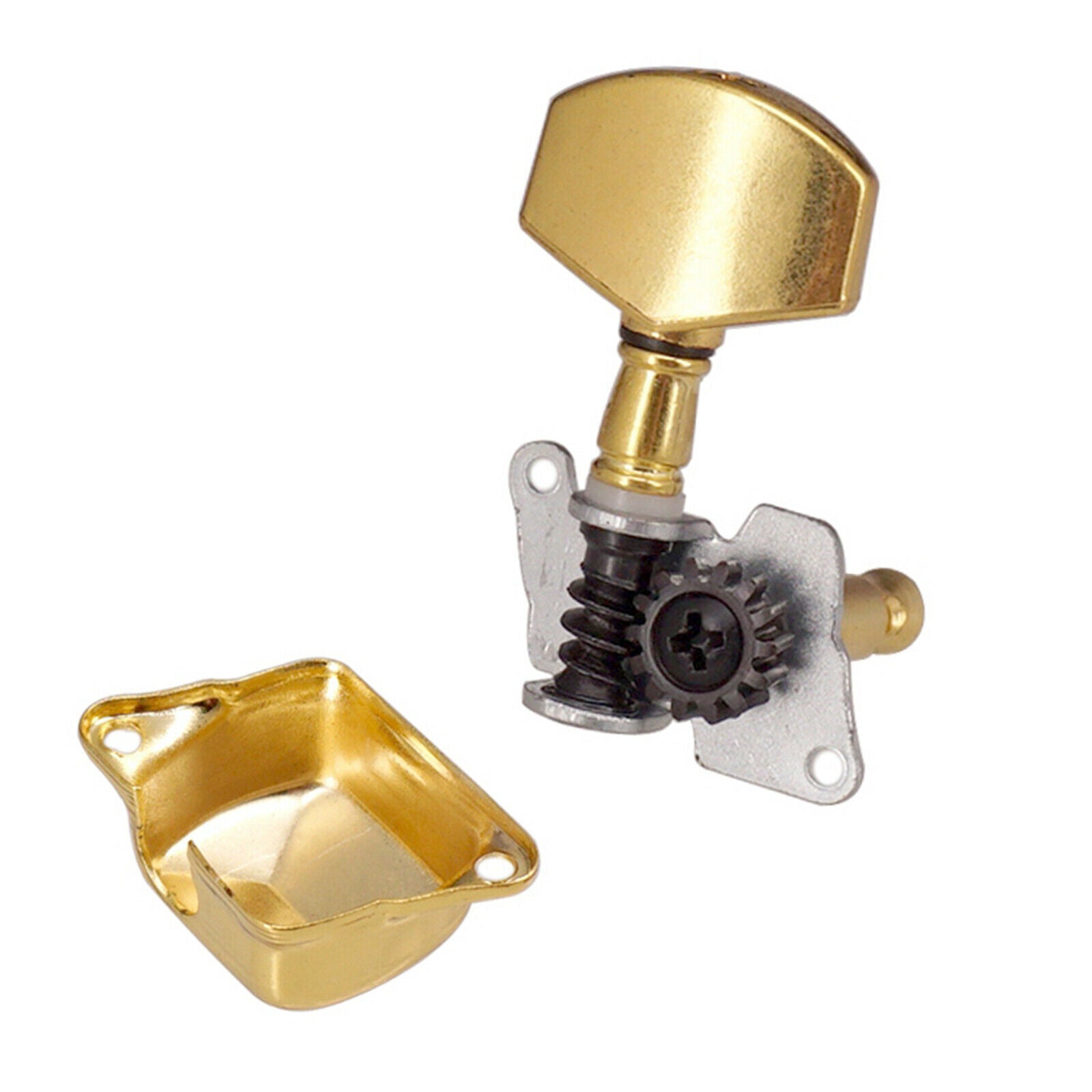 6Pcs Enclosed Guitar Tuning Pegs Machine Heads for Folk Acoustic Guitars Accs