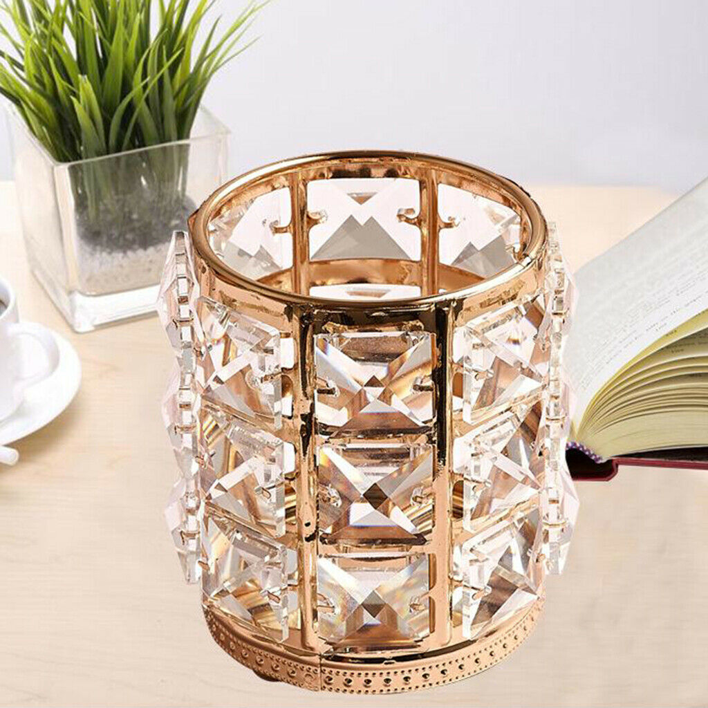 2x Europe Style Makeup Brush Holder Tube Cup Makeup Organizer Bathroom Decor