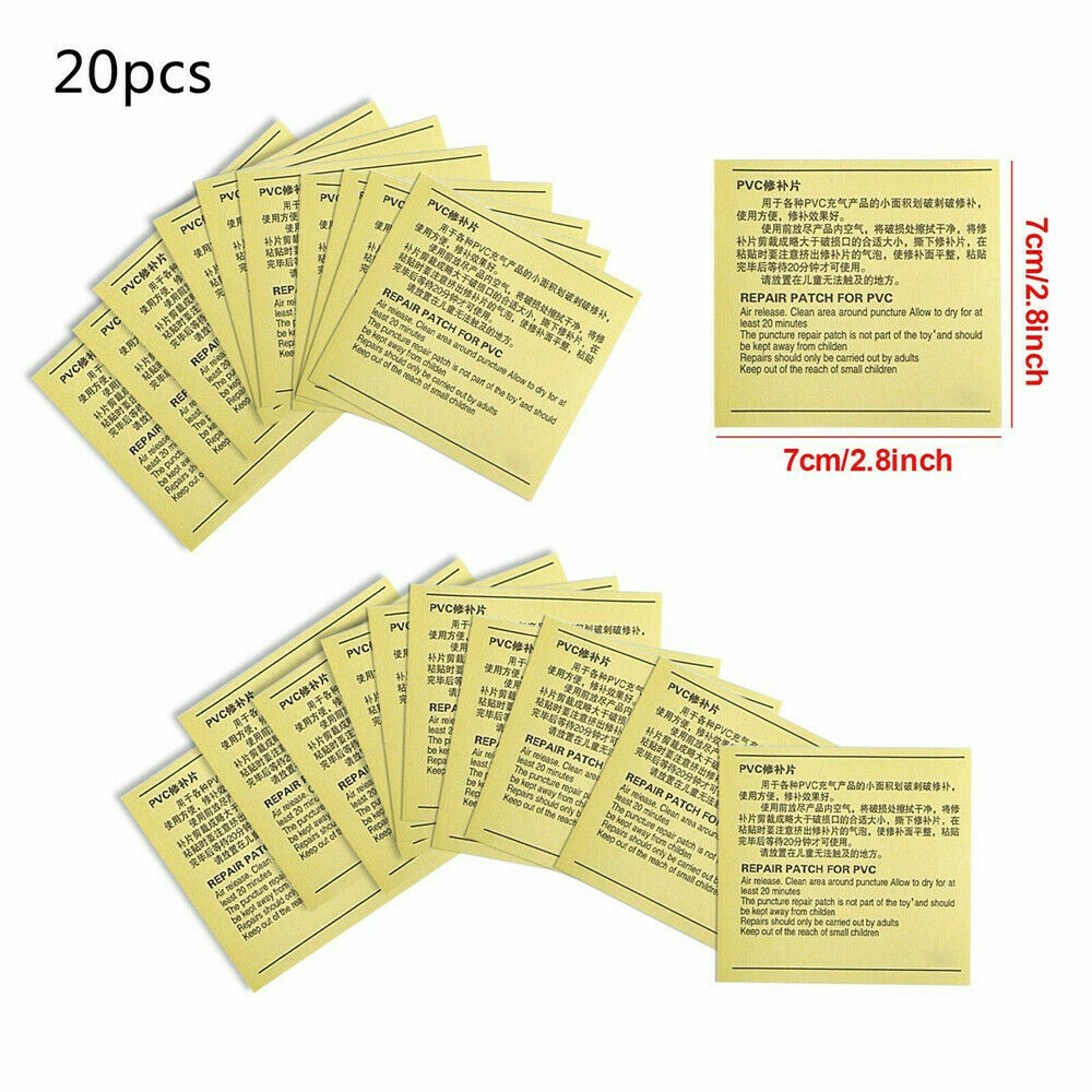 20x Inflatable Tub Swimming Pool Toys Puncture Repair Patch Stickers 7*7CM