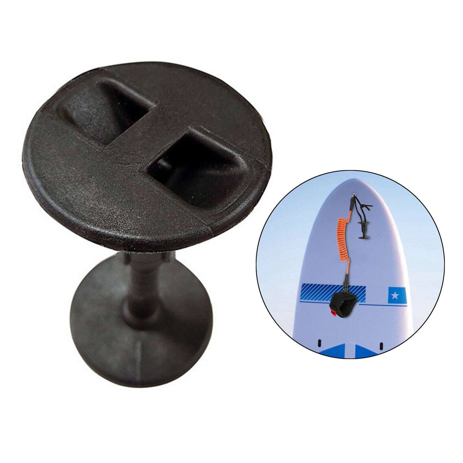 Solid Surfboard Leash Plug Replacement Surfing Soft Top Screw Leg Rope Parts