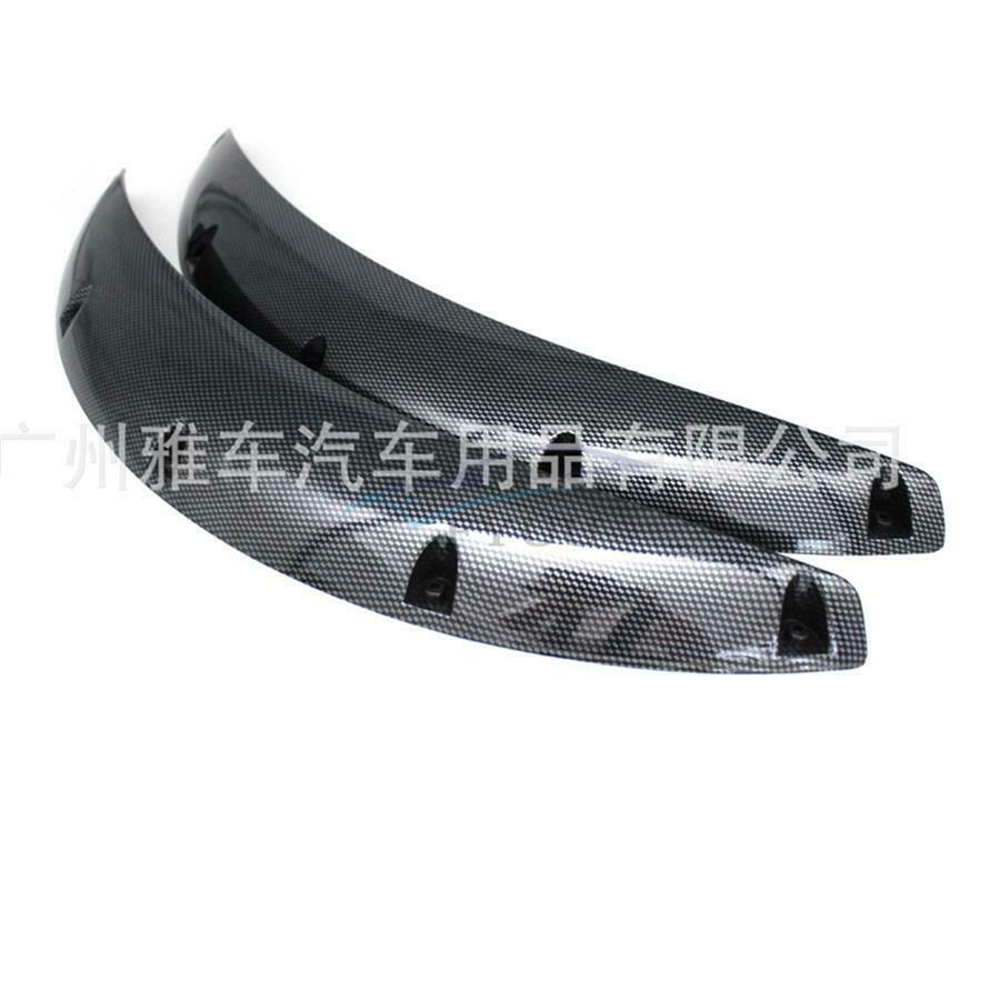 1 Pair of Carbon Fiber Universal Car Wheel Eyebrow Stickers Arch Protector Trim
