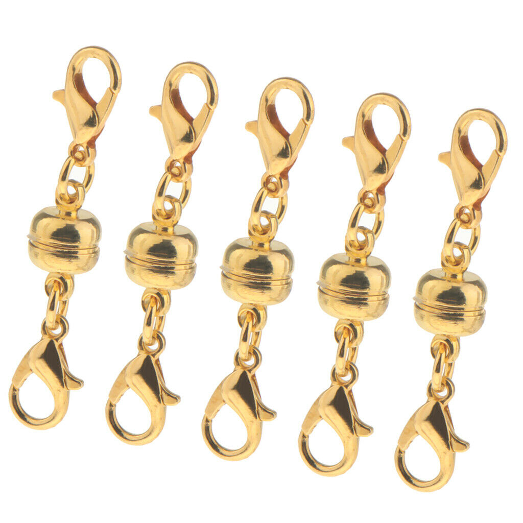 5pcs 7mm Magnetic Lobster Clasps for Bracelet Jewelry Necklace