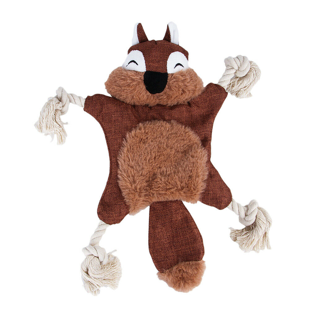 Dog Chew Sound Toys Plush Dog Play Toys For Small Large Dogs Puppy Squirrel
