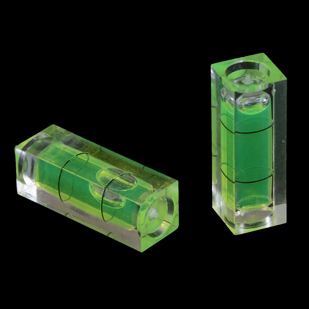 2Pcs rectangular cube spirits level bubble measuring level rulers detector tools
