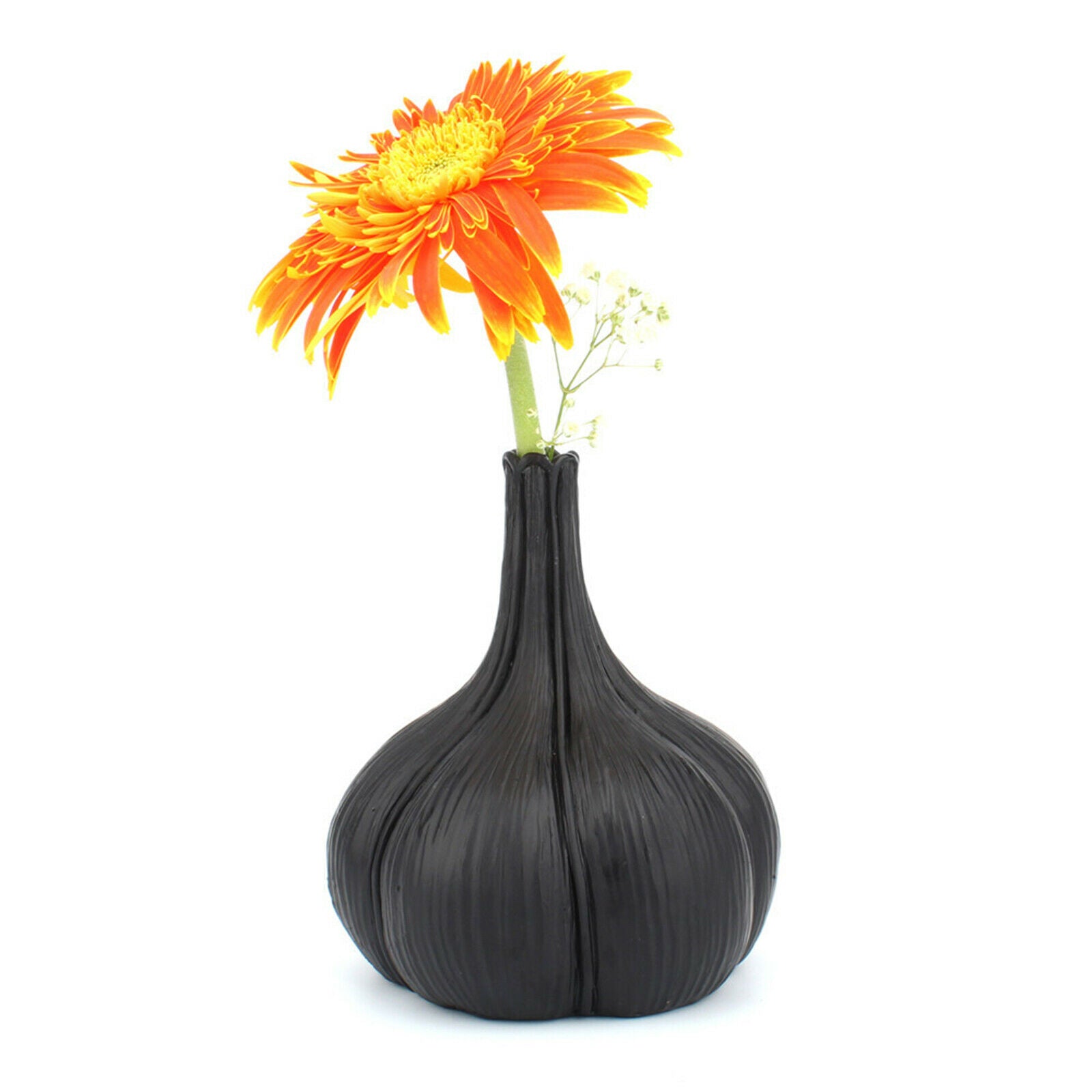 Simple Geometric Garlic Small Bud Vase Desktop Modern Office Decorative Vase
