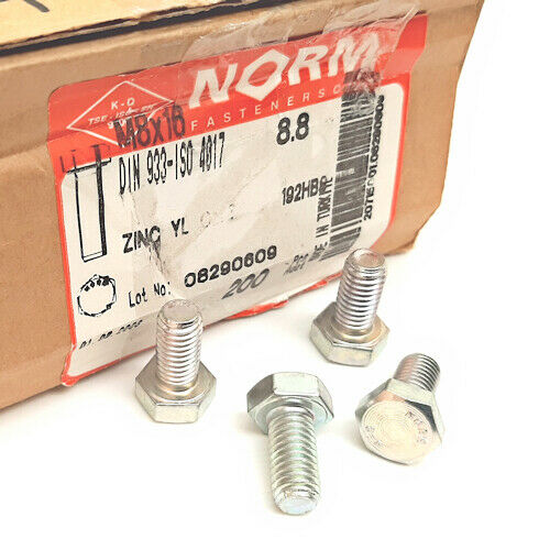 [45pcs] M8X16/D933-A2 M8x16/DIN933 ISO4017 SCREW