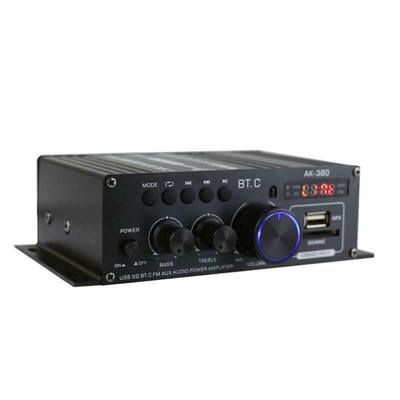 AK380 40W+40W Mini Audio Power Amplifier Portable Sound Amplifier Speaker New
