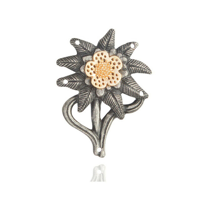 Edelweiss Mountain Troops Ancient Simple color Flower brooches Badges for.l8