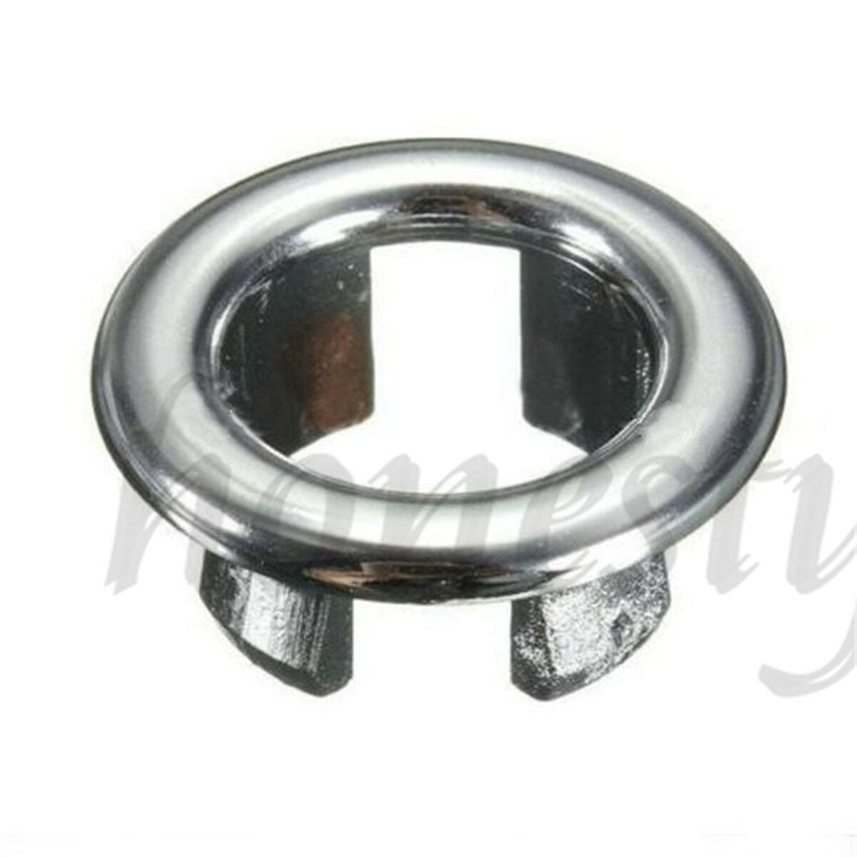 10pcs Bathroom Basin Sink Spare Round Overflow Cover Trim Chrome Replacement