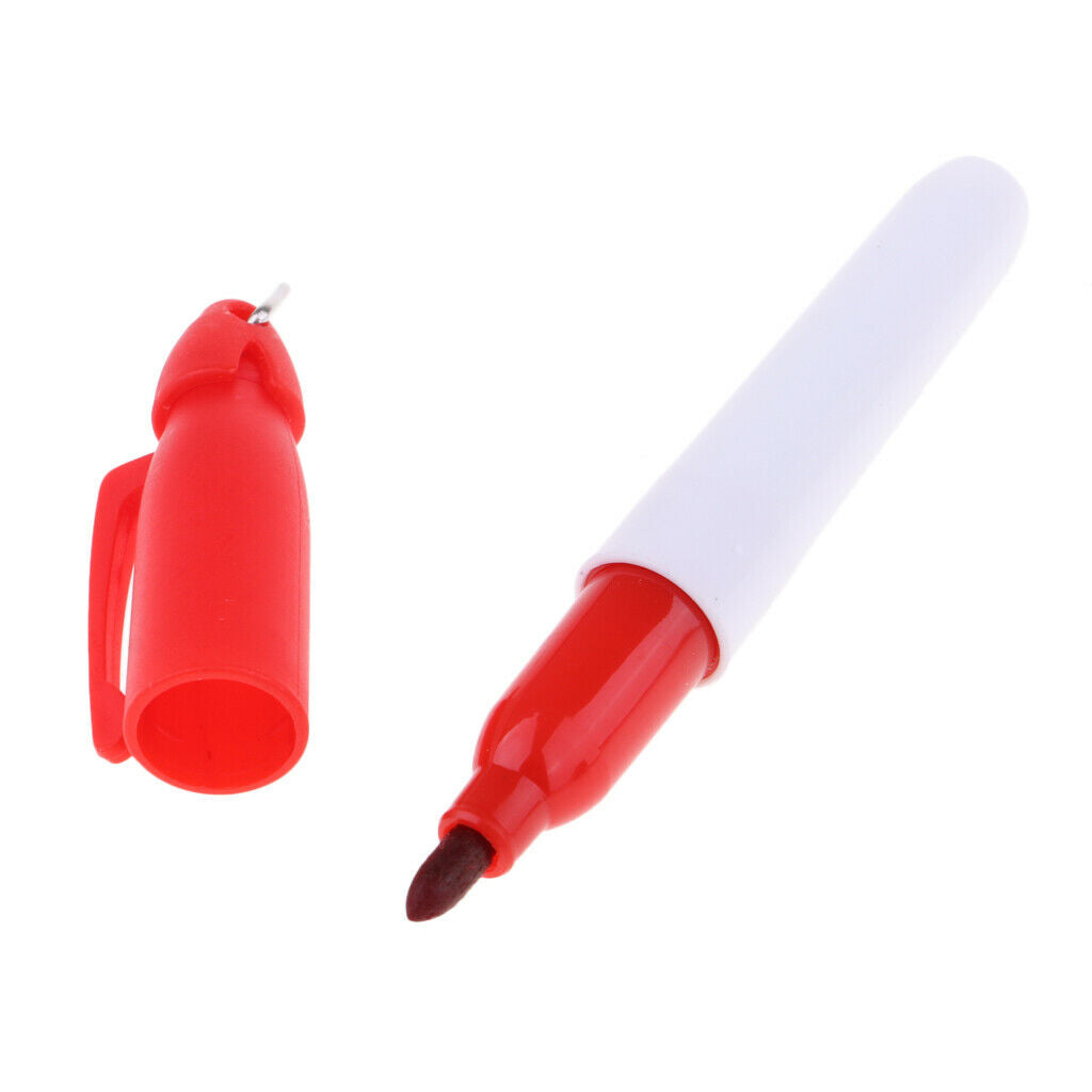 Prettyia Point Permanent Golf Ball Marker Pen Drawing Alignment Tool Red