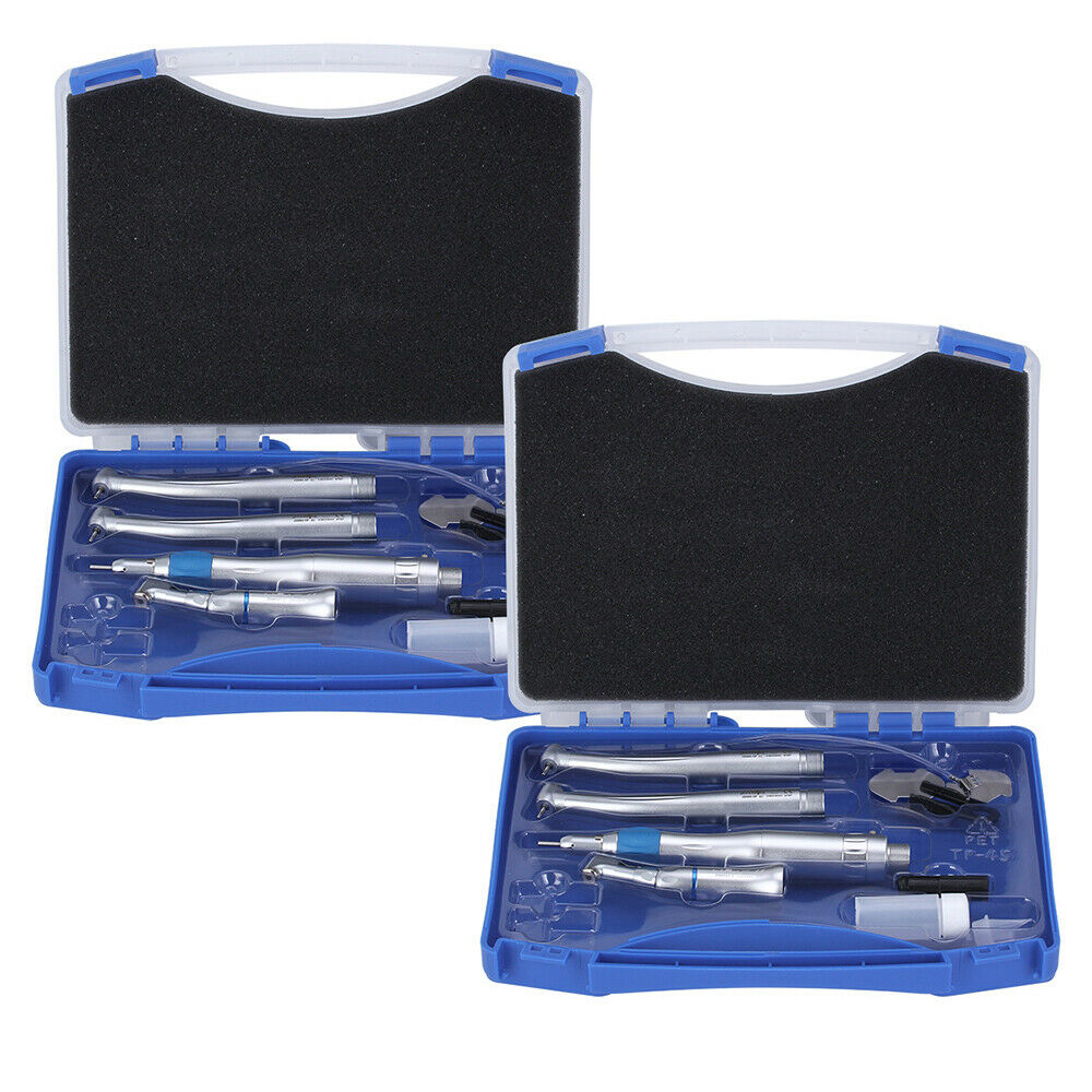 2X PANA MAX NSK Style Dental 2 Holes High & Low Speed Handpiece Kit JD005-16 B2S
