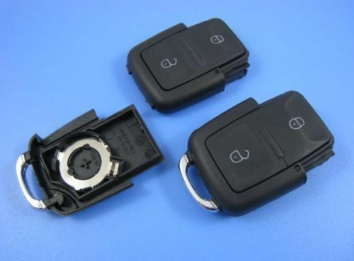 2 BUTTON REMOTE KEY FOB CASE SHELL + FREE BATTERY FOR VW GOLF POLO PASSAT