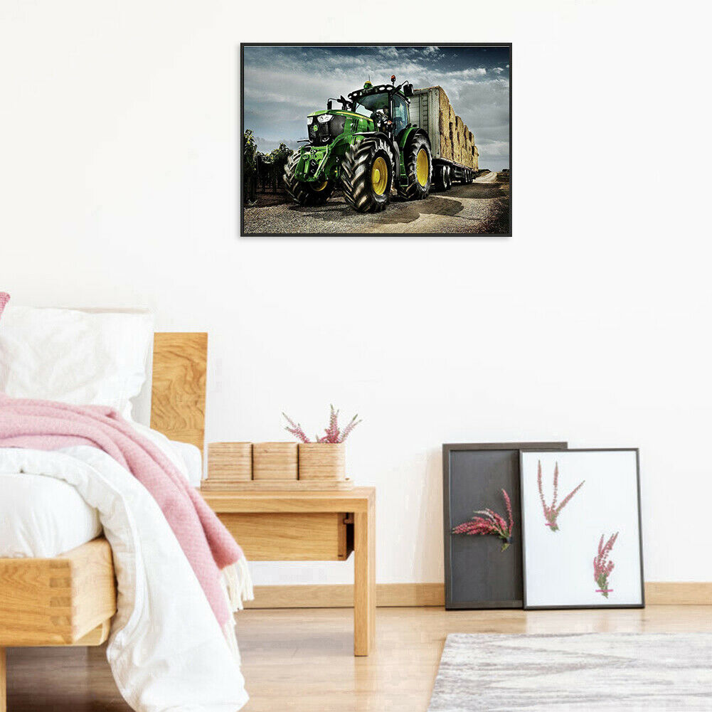 Engineering Vehicle 5D DIY Diamond Painting Embroidery Cross Stitch Mosaic @