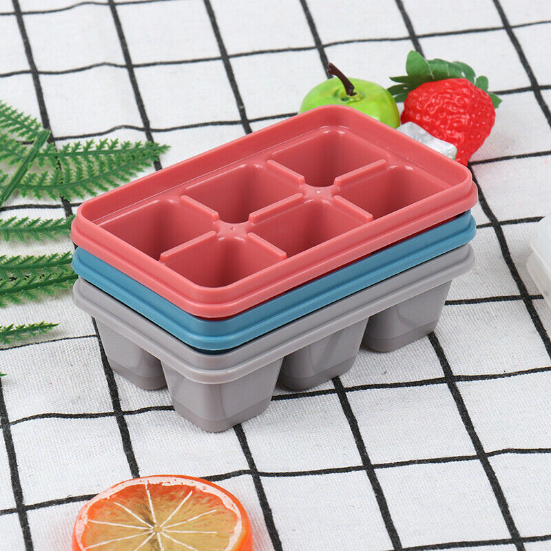 3Pcs Ice Cubed Maker Large Cube Square Tray Molds Whiskey Ball CocktailsJ Cg FT