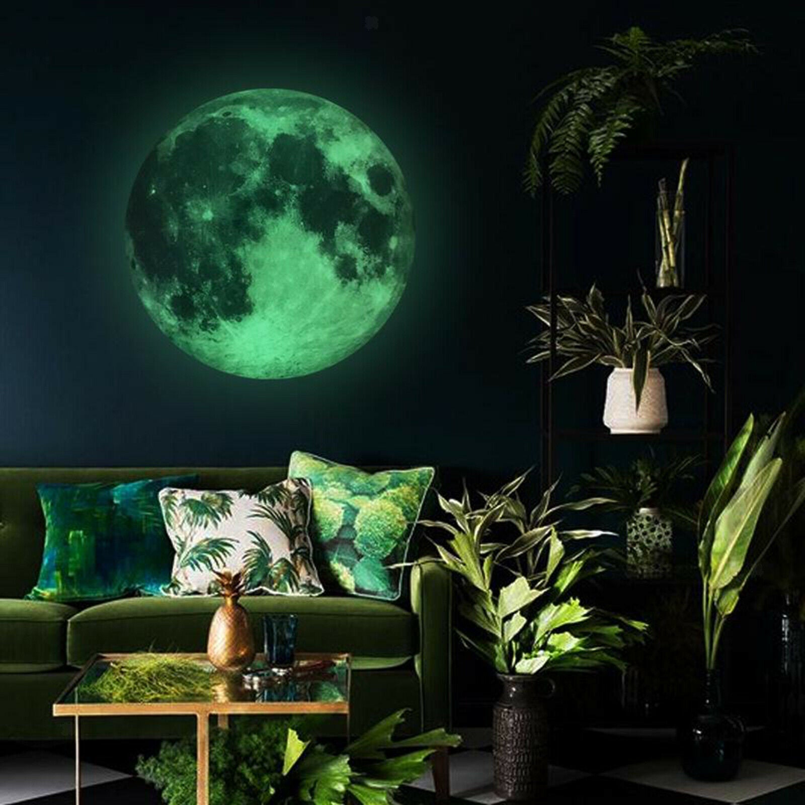 435x Planet & Stars Glow In The Dark Wall Stickers Kids Bedroom Decals Decor