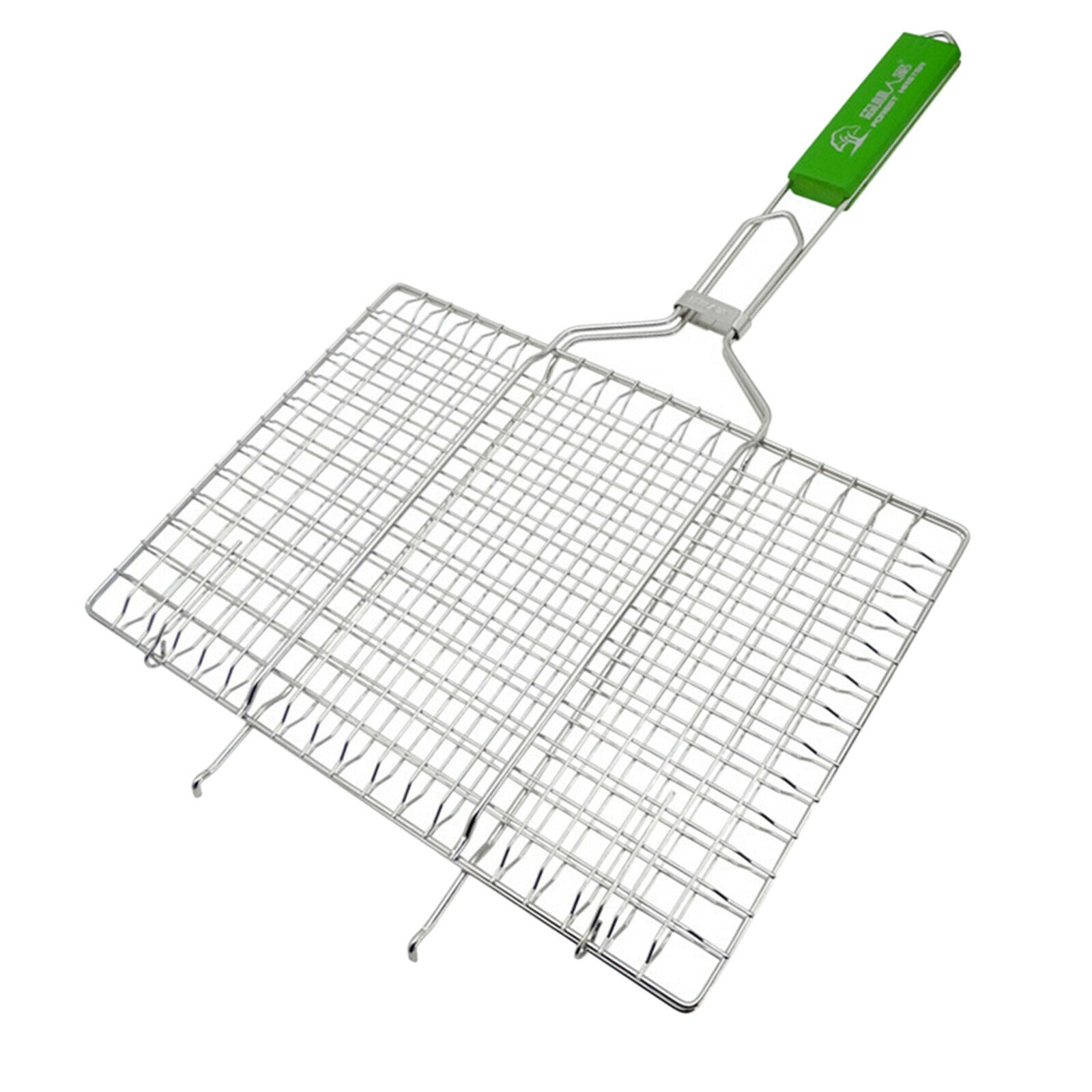 Portable BBQ Fish Grilling Basket Vegetables Fish Meat Foldable Grill Net